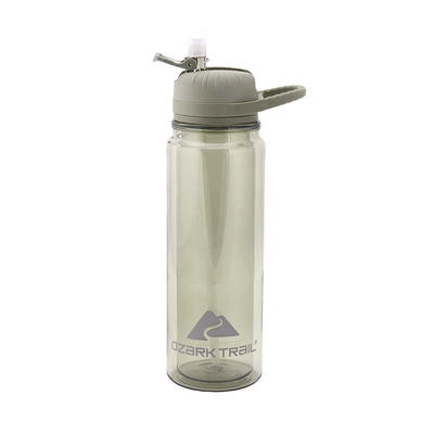 Ozark Trail 24 oz Silver Stainless Steel Water Bottle with Screw Cap 