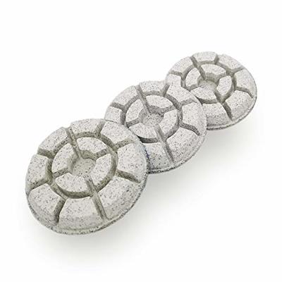 White Floor Polishing Pads: 3 Inch