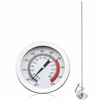 Efeng Candy Thermometer with Pot Clip & 15 Probe - Deep Fry Oil
