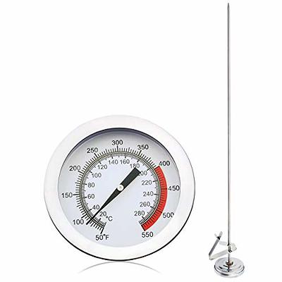  Candy Thermometer with Pot Clip Deep Fry Thermometer