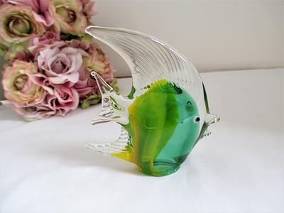 Neman 250ml/8.5oz Handmade 24%-Lead Crystal Crystal Wine Glass, Green Color  Stemmed Wine Glass, Set of 6