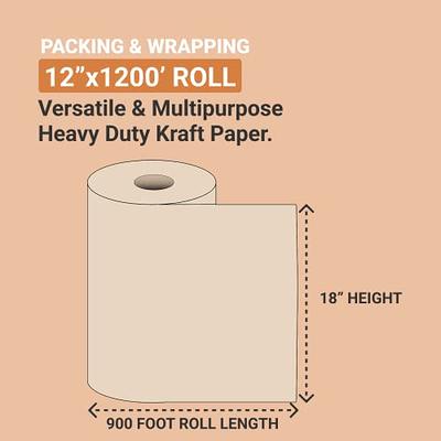 AVIDITI Shipping Paper Rolls Kraft, 18 x 900' 1-Pack  Recycled Paper Roll  for Packing, Moving and Storage - Yahoo Shopping