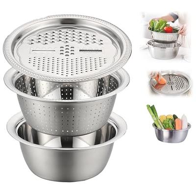 germany multifunction stainless steel basin grater slicer wash drain