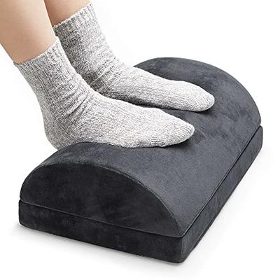 AMERIERGO Foot Rest for Under Desk at Work, Under Desk Footrest with Memory  Foam, 2 Adjustable Heights Ergonomic Footrest for Office Chair & Gaming