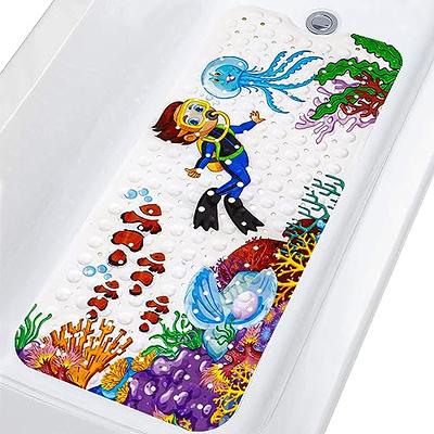 BEEHOMEE Bath Mats for Tub Kids - Large Cartoon Non-Slip Bathroom Bathtub  Kid Mat for Baby Toddler Anti-Slip Shower Mats for Floor 35x16,Machine  Washable XL Size Bathroom Mats (Zoo) - Yahoo Shopping