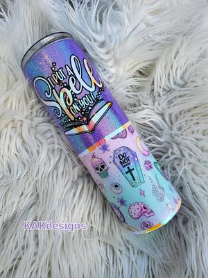 Glitter dipped tumbler, epoxy tumbler, stainless steel tumbler