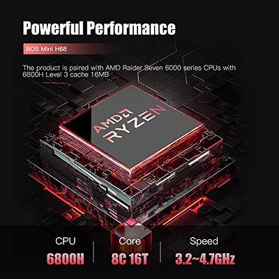 Beelink SER5 Mini PC, AMD Ryzen 5 5560U 6 Core(Up to 4.0GHz), 16GB DDR4 RAM  500GB NVMe M.2 SSD, RX Vega7, Mini Desktop Computer for Home/Office/Gaming  - Yahoo Shopping