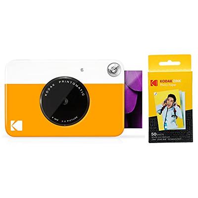 Kodak Zink Photo Paper 3.5x4.25, Zink Paper Compatible with Kodak Smile  Classic Instant Camera