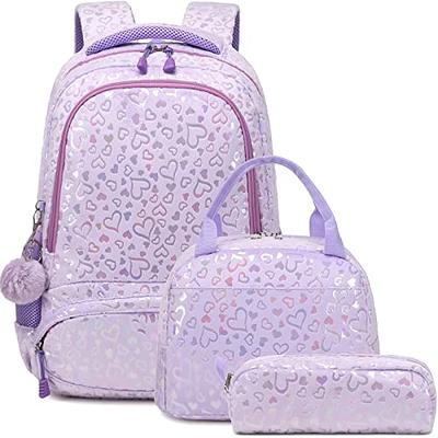 Back to School) Kids Backpack with Insulated Lunch Bag 2-in-1 Lightweight  Design for Kindergarten Primary School