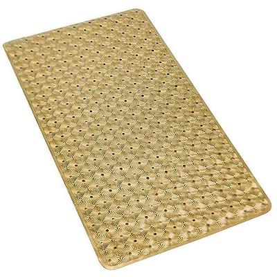 Tchdio Shower-Mat, Non Slip Machine Washable Bathtub Mat with Strong Secure  Suction Cups and Drain Holes Square Shower Stall Mat for Tub or Shower Room  for Kids & Elderly 21x21 Clear 