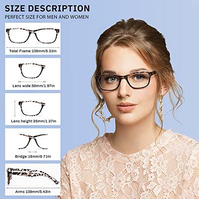 Blue Light Blocking Glasses Large Square Frame Computer Game Eye Protection  Men Women Classic Anti Blue Light Plain Spectacles