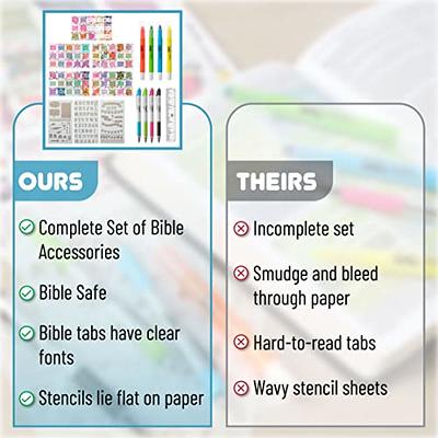 Mr. Pen- Bible Pages Kit, Journaling Supplies- Highlighters and Pens No  Bleed, Bible Study Journal