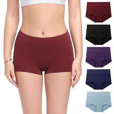 Envlon Women's Underwear,High Waisted Cotton Panties Soft Stretch Briefs  Ladies Underwear Panty Plus Size - Yahoo Shopping