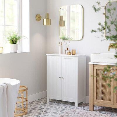 Clearance! Over-the-Toilet Storage Cabinet, Space-Saving Bathroom Cabinet,  with Adjustable Shelves and A Barn Door 27.16 x 9.06 x 67 inch