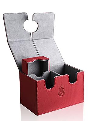 Card game storage case and draw & discard tray all in one! Kids ruin the  boxes to your card games? - two deck tall (40mm)