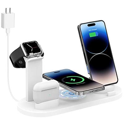 Magnetic Wireless Charger, 4 in 1 Wireless Charging Station