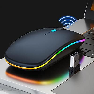Rechargeable Wireless Mouse For Laptop Macbook iPad Tablet PC
