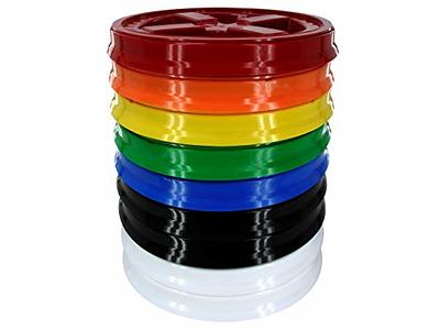 Gamma Seal Lid, Assorted Colors, 9 Pack - New! - Boxed! - 5 Gallon Bucket  Lids (Fits 3.5, 5, 6, & 7 Gal.) Storage Container Lid - Yahoo Shopping