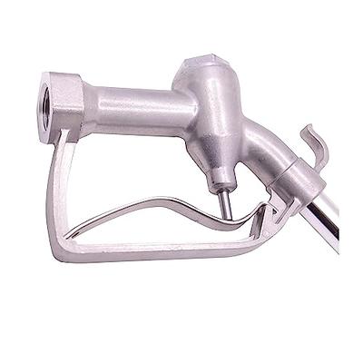 MENAITEK 1 NPT Manual Fuel Nozzle with Hook, Max Flow Rate 32 GPM,50 PSI  for