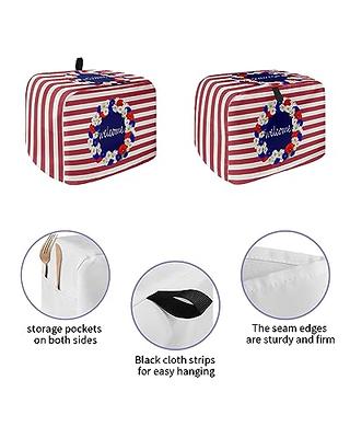 4th of July Toaster Cover 4 Slice, Large Kitchen Appliance Covers,  Independence Day Red White Stripes Colorful Daisy Toaster Oven Cover with  Loop, Bread Machine Cover Polyester Dust Cover Protection - Yahoo Shopping