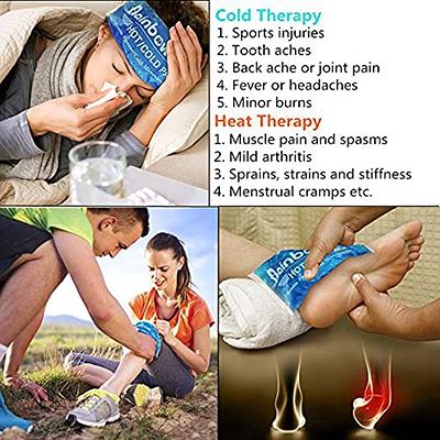 Reusable Ice Gel Pack for Injuries, Soft Cold Pack Ice Wrap Hot