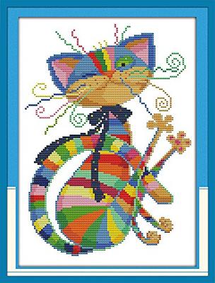 Maydear Cross Stitch Kits Stamped Full Range of Embroidery Starter Kits for  Beginners DIY 12.99x 14.56(Warm Harbor, 14CT) - Yahoo Shopping