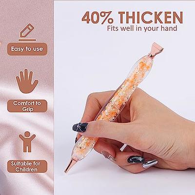 Avimegii 19PCS Diamond Art Pens Luminous 5D Diamond Painting Pen, 40%  Thicken Comfort Grip Diamond Painting Accessories Tools with 12Pcs Pen  Tips, Orange - Yahoo Shopping