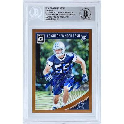 Leighton Vander Esch Dallas Cowboys Autographed 2018 Panini Donruss Optic  Bronze Prizm #115 Beckett Fanatics Witnessed Authenticated Rookie Card -  Yahoo Shopping