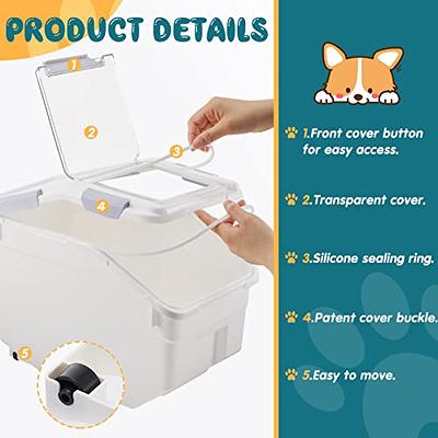 1pc Large Capacity Airtight Rice Dispenser: Keep Your Rice, Cereals,  Grains, Flours & Pet Food Fresh & Secure!