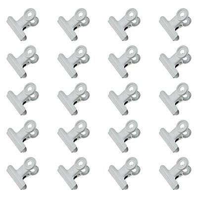 4 Inch Large Bulldog Clip, Coideal 10 Pack Silver Stainless Steel File  Money Binder Clips Clamps/Metal Food Bag Paper Clips for Home Office School  Supplies (Square) : : Office Products
