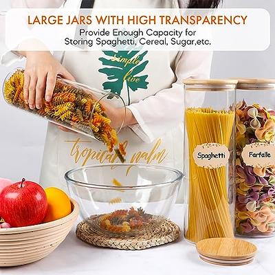  AuroTrends Glass Spice Jars with Bamboo Lids 4oz