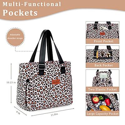  Animal Pattern Insulated Lunch Bag for Women Men Adult, Dog  Print Large Lunch Box Leakproof Reusable Thermal Cooler Lunch Tote Bag for  Office Work School Picnic: Home & Kitchen