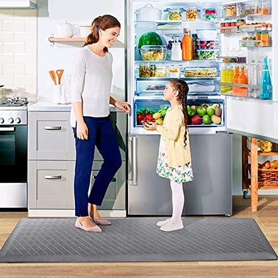 Anti-Fatigue Kitchen Mat & Rug - Set Of 2 Cushioned Non-Slip Waterproof Kitchen  Floor Mats, Great For Use In Front Of Sink, PVC, Memory Foam. Comfort -  Yahoo Shopping