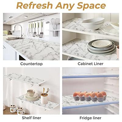 Drawer and Shelf Liner for Kitchen Cabinet: Non Adhesive Fridge