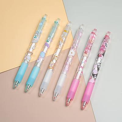 Eiodlulu Anime Gel Ink Pens 6 Pcs Cat Cute Kawaii School Supplies
