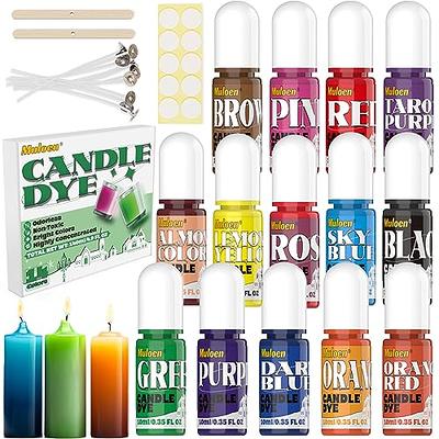 Wax Dye 8 Colors, Color Blocks for Candle Making, Soy Wax Dye