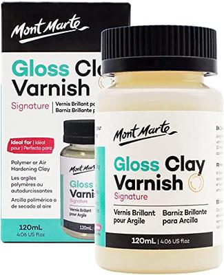 Mont Marte Clay Varnish Gloss Signature 4.05oz (120ml) Clay Sculpture  Sealant, Glossy Clay Varnish, Varnish for Polymer or Air Hardening Clay,  Clear Gloss Varnish for Clay. - Yahoo Shopping