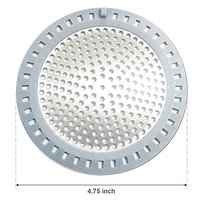 2pcs Stainless Steel Bathtub Strainers, Bathroom Sink Strainers, Shower  Drain Hair Catcher, Drain Strainer For Laundry, Bathroom Supplies