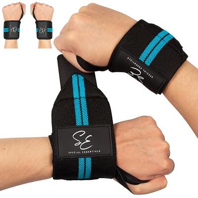 Gymreapers Wrist Wraps - 18 Weightlifting Wrist Support - Navy