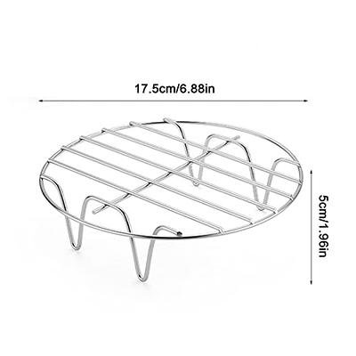 7 Inch Round Rack Baking Steaming Roasting Rack,Round Cooking Rack,Round  Baking Rack,Stainless Steel Cooling Cooking Racks,Grill Steamer Rack  Dishwasher Safe Rack - Yahoo Shopping