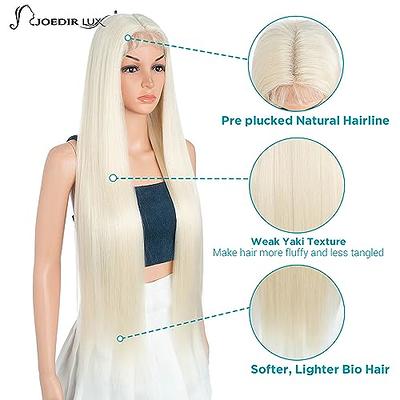 JOEDIR LUX Synthetic Lace Frontal Wigs Super Long Hair Wigs for Black Women  38 Inch Straight Hair Lace Wig Preplucked 150% Density 613 Synthetic Heat  Resistant Fiber Hair - Yahoo Shopping