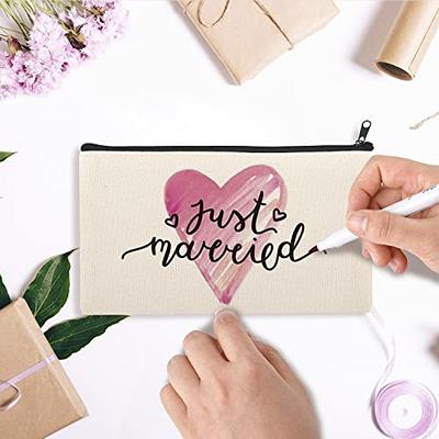 Blank DIY Craft Bag Canvas Pencil Case Blank Makeup Bags- Canvas