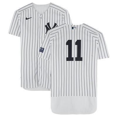 Gleyber Torres New York Yankees Game-Used #25 White Pinstripe Jersey vs. Oakland  Athletics on June 29 2022