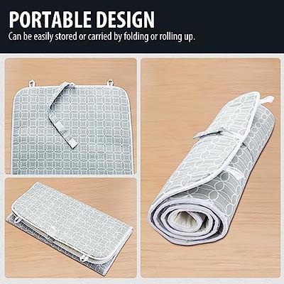 Gorilla Grip Ironing Mat, Portable Ironing Pad, Magnetic Ironing Blanket for Top of Washer, Dryer, Table Top, Countertop, Silicone Coating and