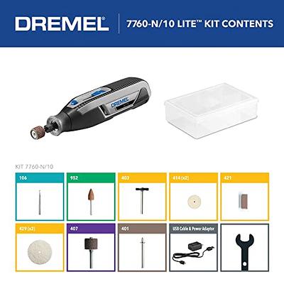 Dremel Lite 7760 N/10 4V Li-Ion Cordless Rotary Tool Variable