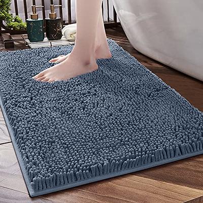 OLANLY Luxury Bathroom Rug Mat 30x20, Extra Soft and Absorbent Microfiber  Bath Rugs, Non-Slip Plush Shaggy Bath Carpet, Machine Wash Dry, Bath Mats