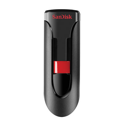 SanDisk Cruzer Glide USB 3.0 Flash Drive 64GB Black - Office Depot