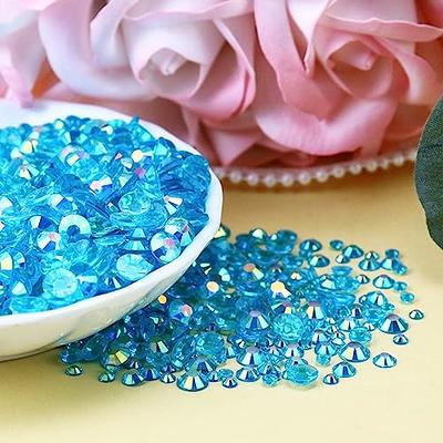 Transparent Resin Rhinestones Flatback Bulk Royal Blue For Tumblers Shiny  Gemstones Ab Crystals Diy For Crafts