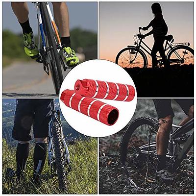 1 Pair Mountain Bicycle Axle Pedal Alloy Foot Stunt Pegs Cylinder Mtb Bike  Pedal Anti-slip Front Rear Axle Foot Pick -t