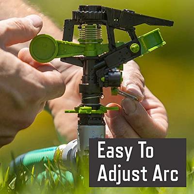 AMES Adjustable Pulsating Spike Sprinkler for Lawn, Garden or Yard, 360  Degree Rotation Up to 34 Feet, Arc and Distance Control, Easy Hose  Connection - Yahoo Shopping